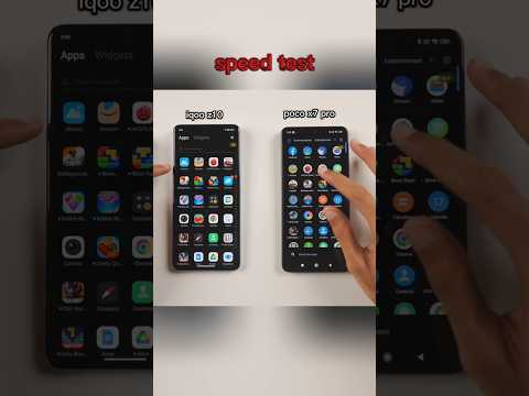 iqoo z 10 vs poco x7 pro speed test #shorts #speedtest #pocox7pro #iqooz10