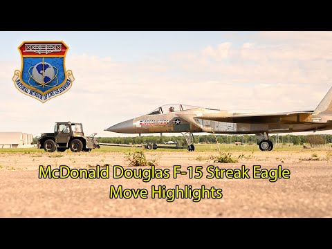 McDonnell Douglas F-15 Streak Eagle Aircraft Move (May 28 2024)