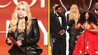 GRAMMYs: Cher Throws 2026 Show Into CHAOS With Luther Vandross 'Win' After Walk-Off