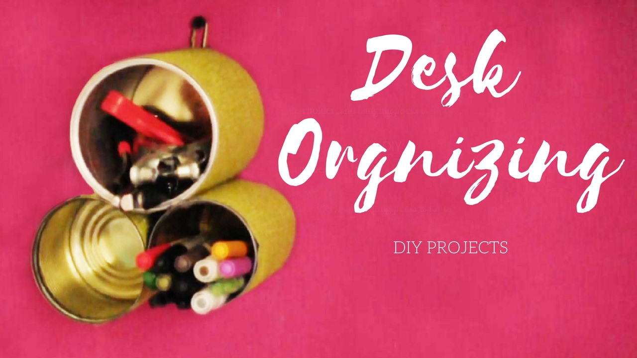 DIY Days: Back to school Desk organization