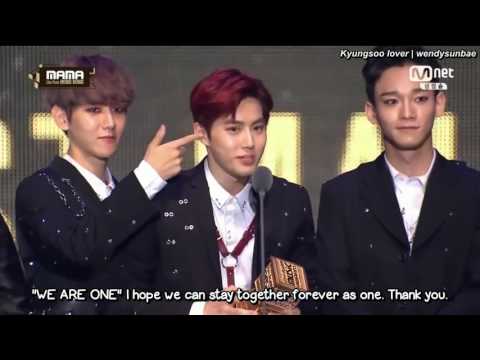 [ENG] 161202 MAMA 2016- EXO 'Best Male Group' Michelle JzDean