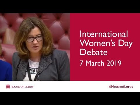 国際女性デー2019｜貴族院 (International Women's Day 2019 | House of Lords)