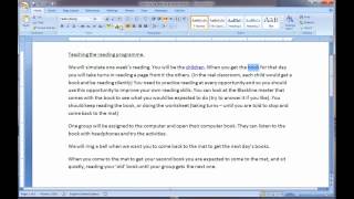 Placing Pop Up Boxes in your Word documents