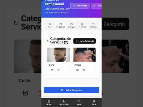 App Agendamentos - Painel do Profissional