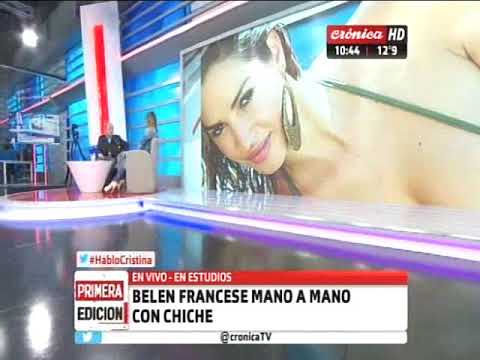 Belén Francese, mano a mano con Chiche