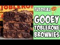 How To Make A Gooey Toblerone Brownie Tutorial Shorts