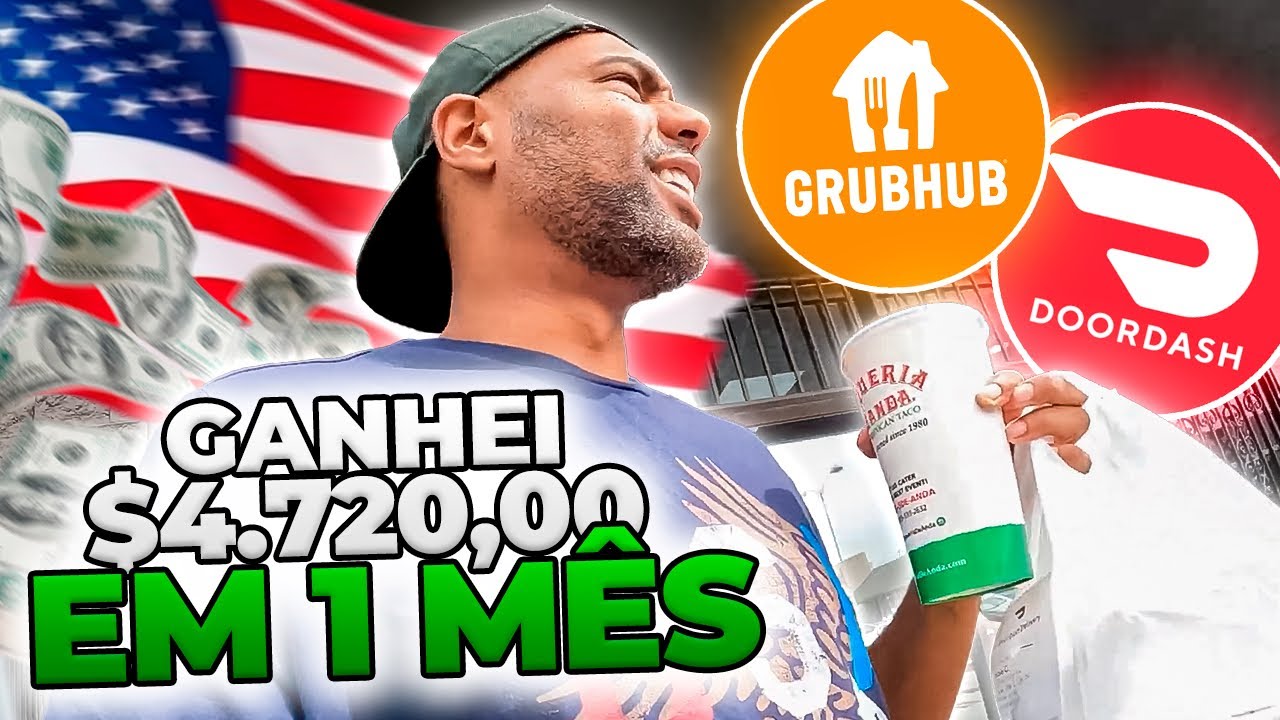 MEU SALÁRIO EM 1 MÊS FAZENDO DELIVERY NOS ESTADOS UNIDOS 2024