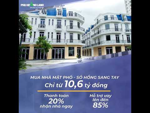 Nhà phố Ruby trung tâm Tân Phú chỉ 10,6 tỷ. Tặng 3 lượng Vàng, xe SH 150i, NT