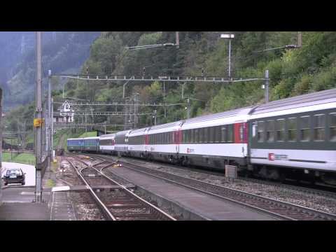 Gotthardbahn - Nordrampe bei Wassen am 27.09.2013