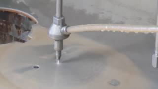 Abrasive jet machining on aluminum material