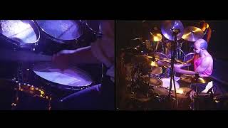 Phil Collins - Colours (live 1990) - Drum Cam Phil and Chester