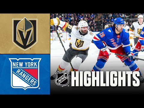 Golden Knights vs. Rangers | NHL Highlights | December 07, 2025
