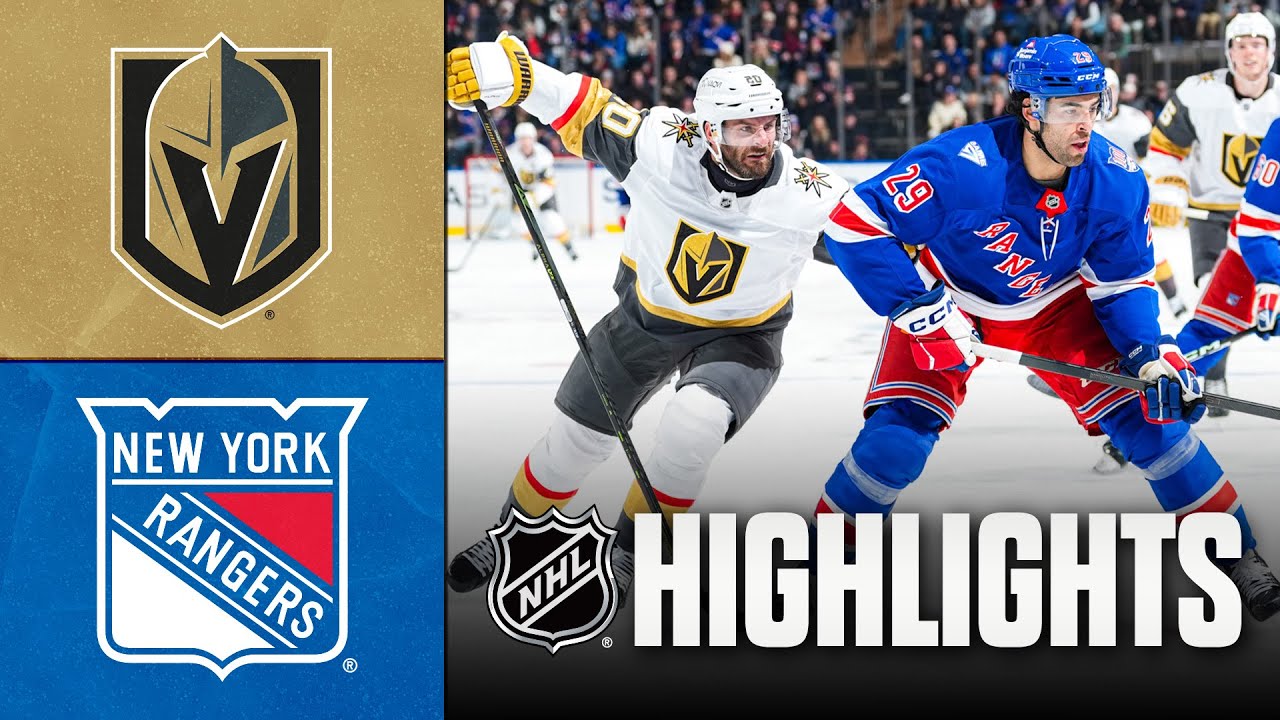 Golden Knights vs. Rangers | NHL Highlights | December 07, 2025