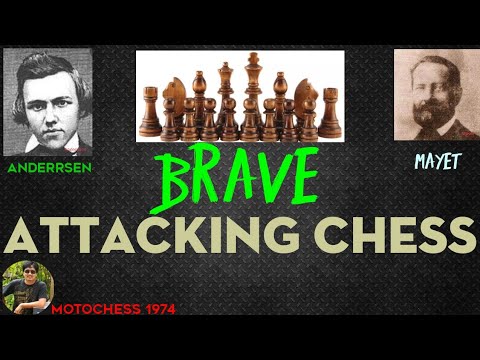 Adolf Anderssen vs Carl Mayet (  EXCITING ATTACKING GAMES ) #carlsen #kasparov