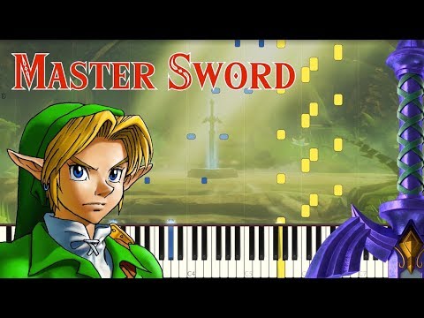 The Legend of Zelda - Master Sword Theme - Piano (Synthesia) Video