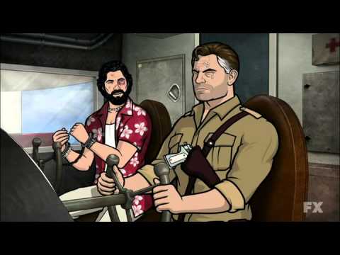 Archer - "Heart of Archness" - It's a ruse airplane scene