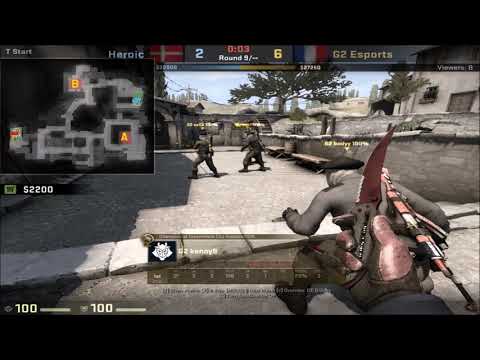 POV - KennyS (G2)(20-15) vs Heroic / inferno / 17.10.2017 / 1080p 60fps