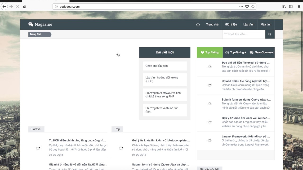 [Tốc độ website] Website tin tức