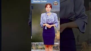 Korean weather presenters hot 4K #shorts