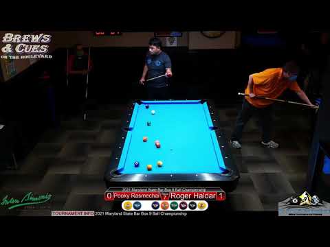 2021 Maryland State Bar Box 9 Ball - Day 1 - Grai Rasmechai vs. Roger Haldar