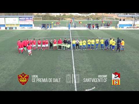 Resum del CE Premià de Dalt - Santvicentí FC (2-1)