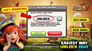 After Update 2022 - New Way to UNLOCK/RECOVER Coc Account 😍 Account Locked? How to Unlock Now!!