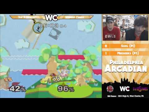 The Philadelphia Arcadian: Slug (Fox) vs Meeseeks (Sheik, Marth) - Winners Finals