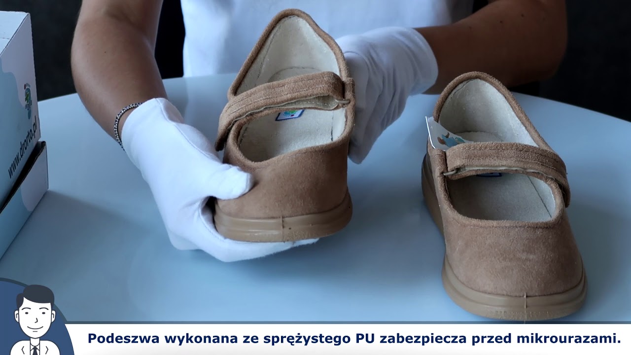 Obuwie na stopy wrażliwe DR ORTO 462D, r. 39, beż - Prezentacja produktu - Helpik24.pl