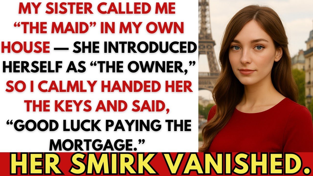 My Sister Calls Me 'The Maid'... So I Gave Her The Keys And Said, 'Good Luck With The Mortgage'.