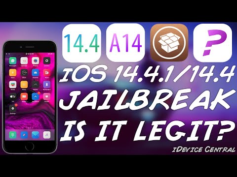 iOS 14.4 / 14.4.1 JAILBREAK Rootless By JailbreakT33m For A14 / A12 | IS IT LEGITIMATE?