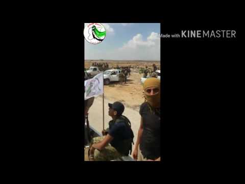 استعداد عناصر تجمع القعقاع لمعركة فتح طريق اعزاز جرابلس