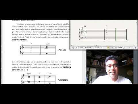 Cadências harmônicas.