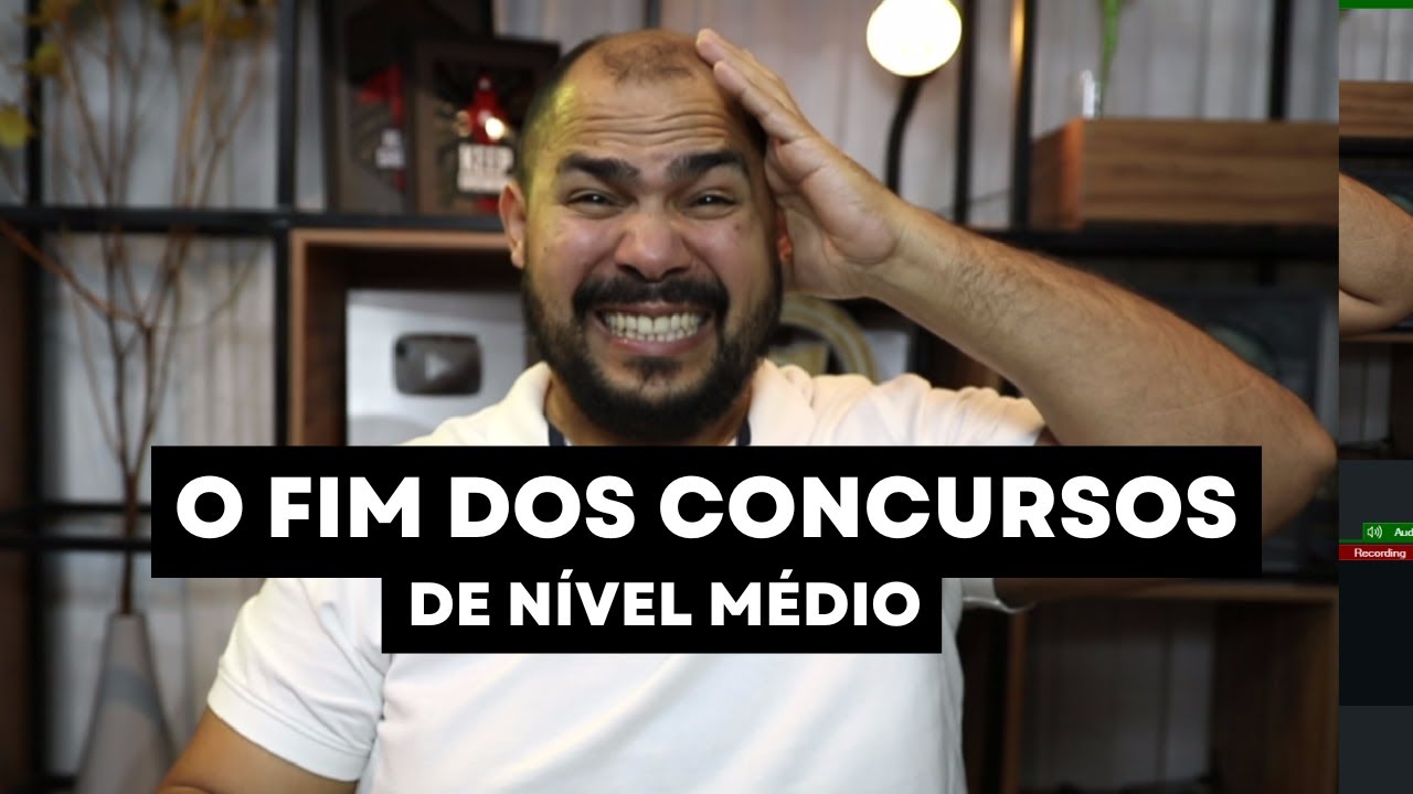 O FIM dos CONCURSOS de NÍVEL MÉDIO (Agora foi o MPU)