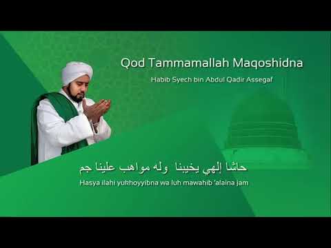 Lafadz Lirik Qod Tammamallah   Habib Syech