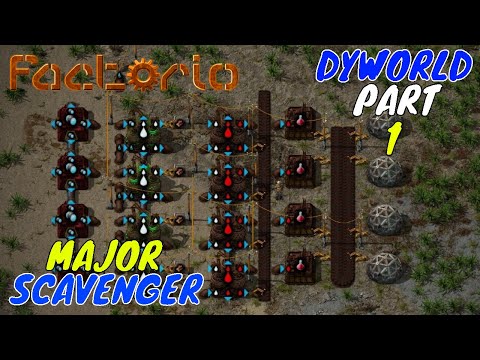 Learning fast lessons in record time || Factorio DyWorld Mod || Part 1  Lets play Factorio