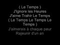 Le Temps Lyrics - Jena Lee 