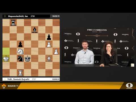 Irina Krush & Aman Hambleton take us through the most exciting moments of round 11 | FIDE Candidates