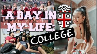 A DAY IN THE LIFE [Brown University] | Exercise, Classes, Cheerleading