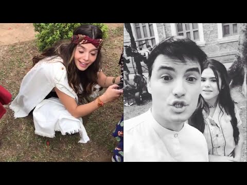 Felipe Neto on the set of the film "Tudo por um PopStar"