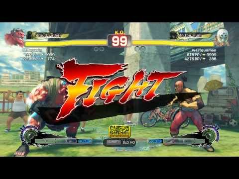 Super Street Fighter IV Hakan vs westgunman El Fuerte