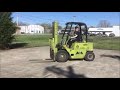 Clark 4000 lb Fork Lift w/ Pneumatic Tires-