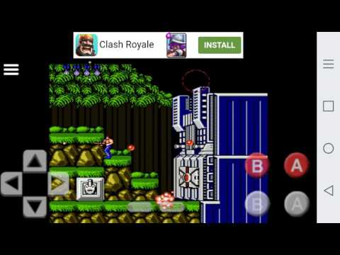 Contra gameplay:NES emulator pt 4