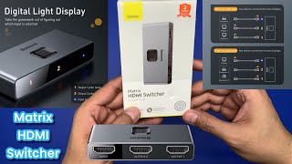 Baseus 🔥 Matrix HDMI Switcher 4K 60HZ 🔥 Unboxing + Review