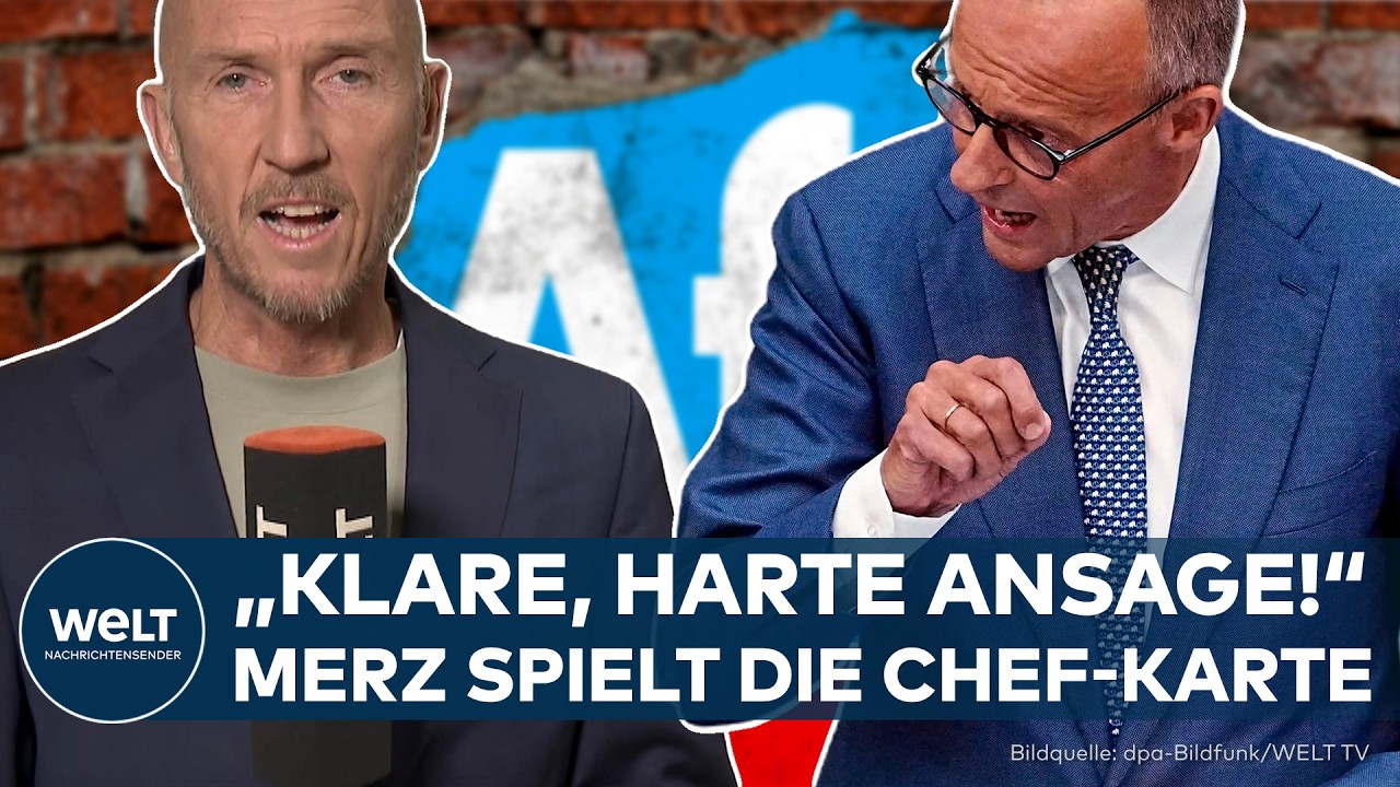 CDU IN DER KRISE: "Klare, harte Ansage!" – Kanzler Merz spielt die Chef-Karte
