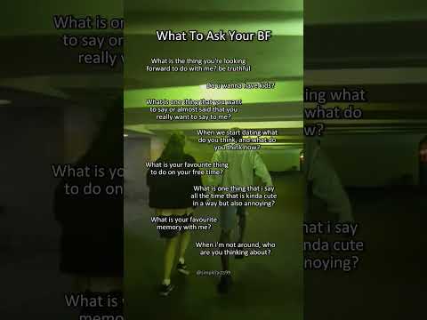 Questions To Ask Your Boyfriend. #shorts