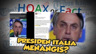 Hoax or Fact: Presiden Italia Menangis karena Terbatasnya Lahan untuk Mengubur Korban Virus Corona?