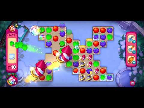 Gardenscapes Challenge Level 9607 With Boosters