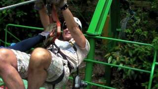 preview picture of video 'Zip-Line Arenal Costa Rica Sky Adventures May 2011 Ziplining'