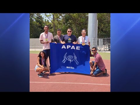 ATLETAS DA APAE DE MATÃO CONQUISTAM 14 MEDALHAS NOS JOGOS PARALÍMPICOS DO ESTADO DE SÃO PAULO