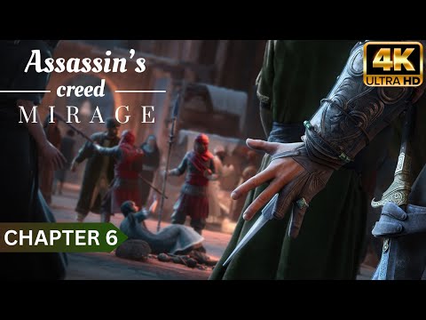 ASSASSIN'S CREED MIRAGE PS5 Walkthrough Gameplay Part 6 (No Commentary) 4K, 60FPS
